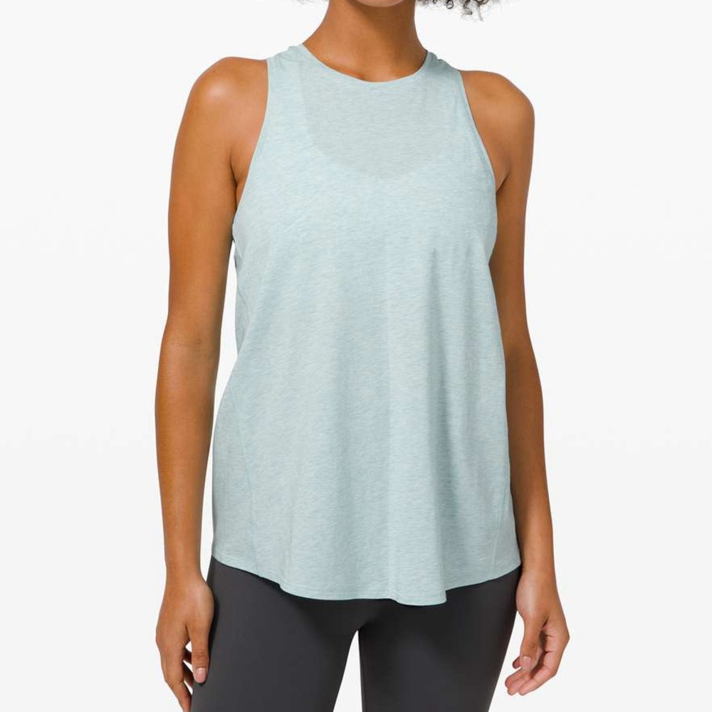lululemon athletica Light Blue Tank Top